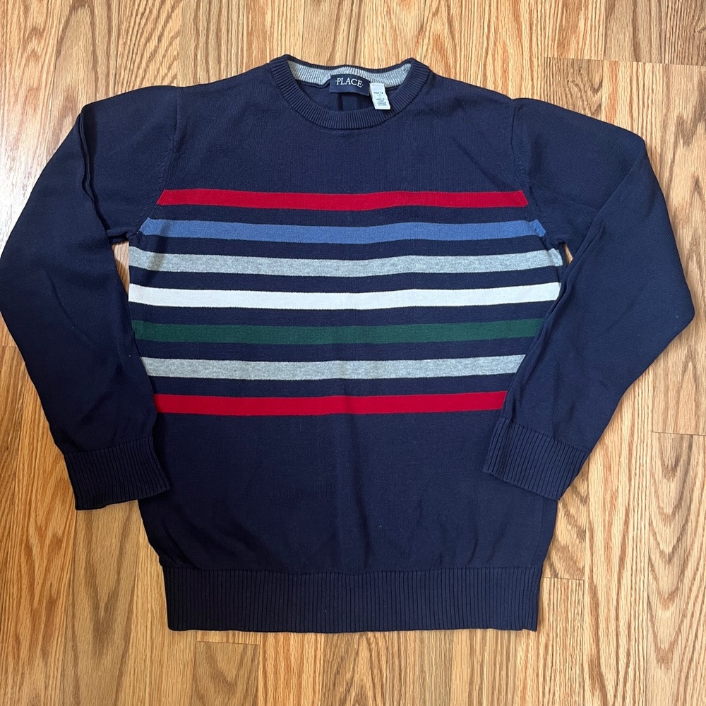 The Children’s Place Striped Sweater – Size 10/12 – Boys